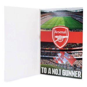 arsenal fc musical birthday card