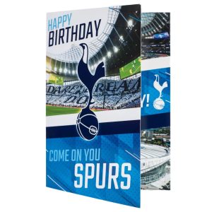 tottenham hotspur fc musical birthday card