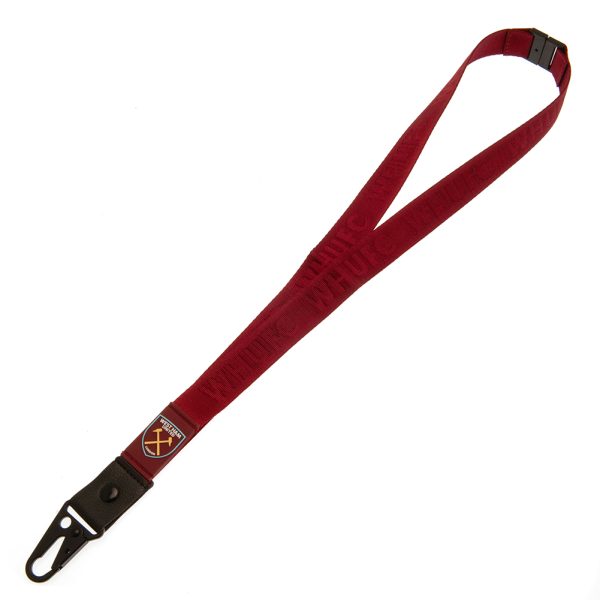 west ham united fc deluxe lanyard