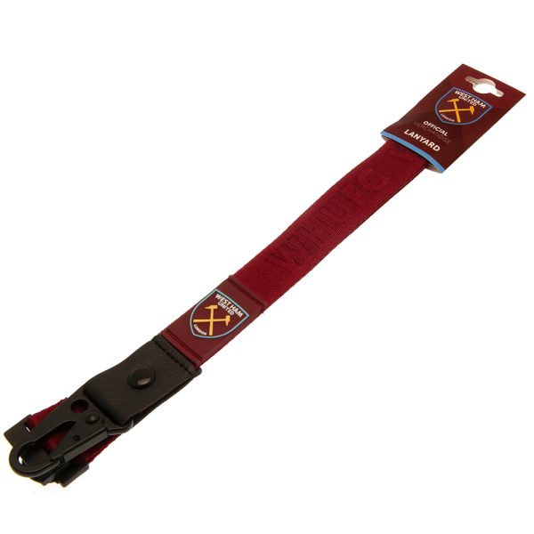 west ham united fc deluxe lanyard