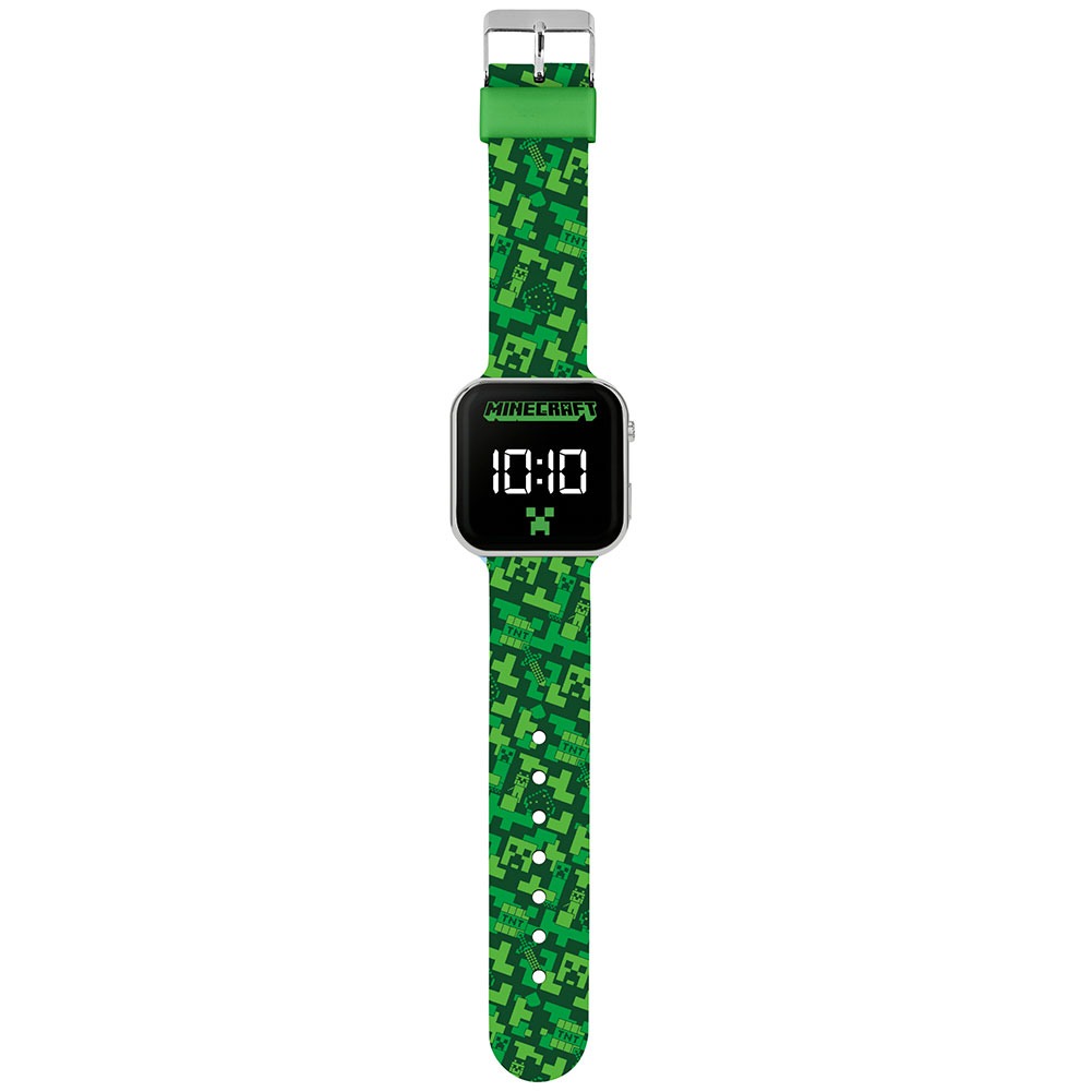 minecraft creeper junior led watch