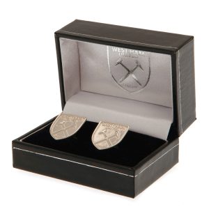 west ham united fc sterling silver crest cufflinks