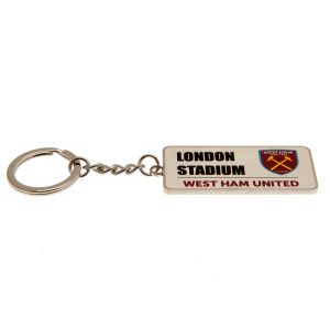 west ham united fc street sign keyring