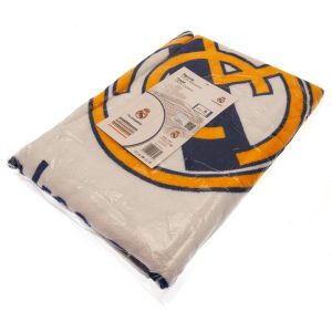 real madrid fc white towel