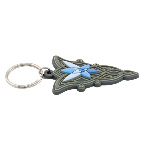 the lord of the rings evenstar pvc keyring