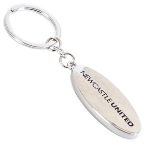 newcastle united fc ultimate oval keyring