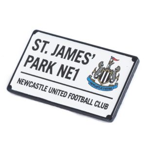 newcastle united fc street sign badge