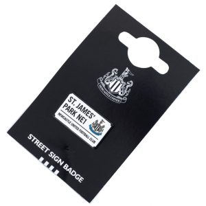 newcastle united fc street sign badge