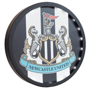 newcastle united fc metal led logo sign