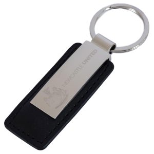 newcastle united fc leather key fob