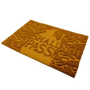 the lord of the rings embossed doormat