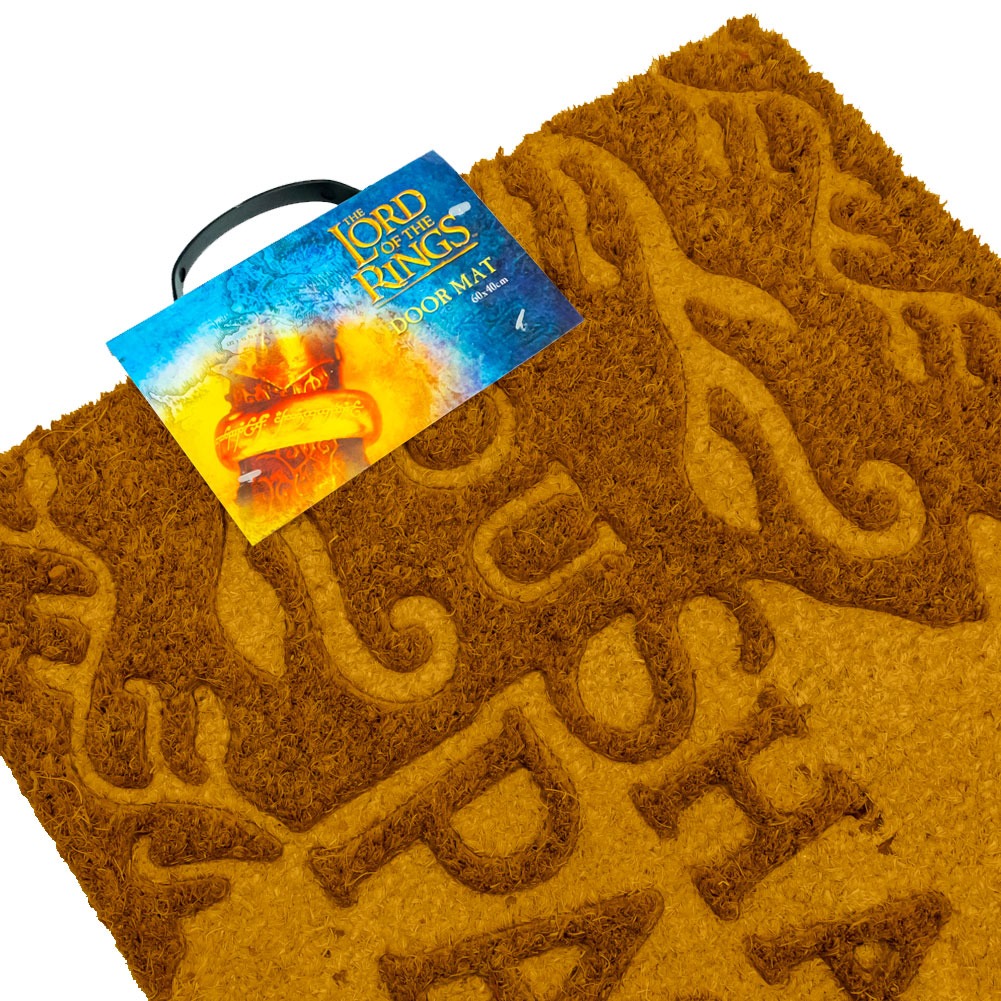 the lord of the rings embossed doormat the lord of the rings embossed doormat