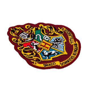 harry potter iron on patch hogwarts crest