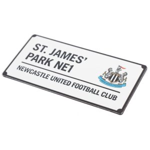 newcastle united fc street sign fridge magnet