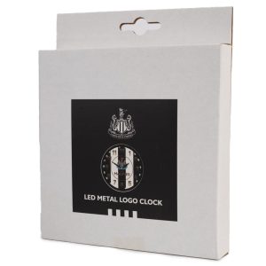 newcastle united fc led stripe wall clock