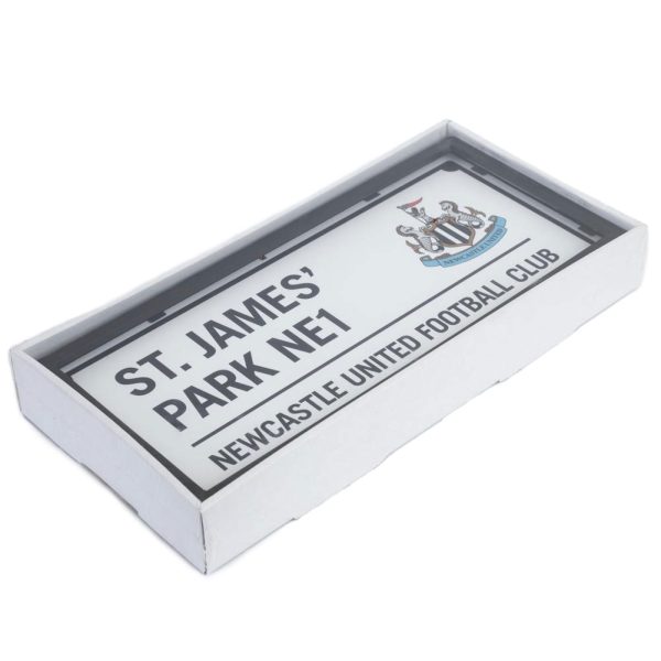 newcastle united fc metal led street sign