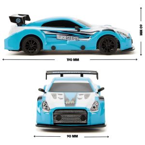 manchester city fc radio control sportscar 1:24 scale
