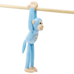 manchester city fc plush hanging monkey