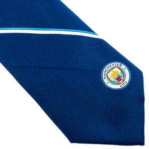 manchester city fc stripe tie