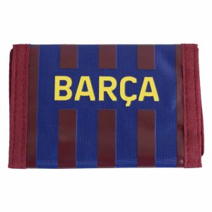 fc barcelona stripe wallet