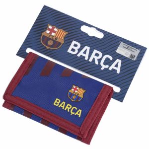 fc barcelona stripe wallet