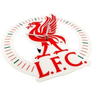 liverpool fc die cast metal wall clock