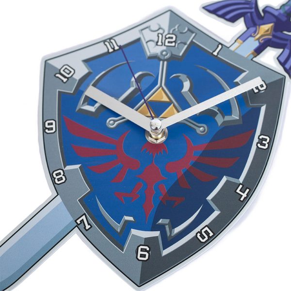 the legend of zelda metal wall clock