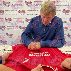 liverpool fc 1986 dalglish signed shirt
