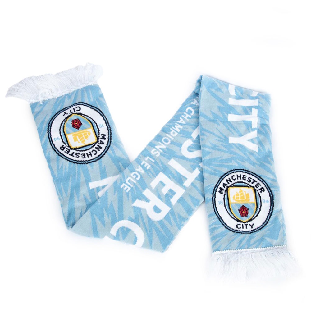 manchester city fc ucl scarf
