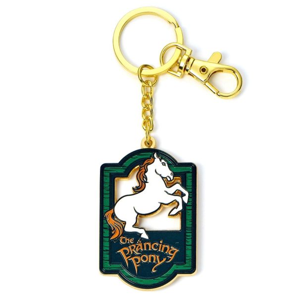 the lord of the rings charm keyring prancing pony