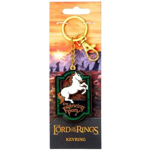 the lord of the rings charm keyring prancing pony