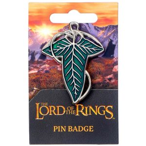 the lord of the rings badge leaf of lorien