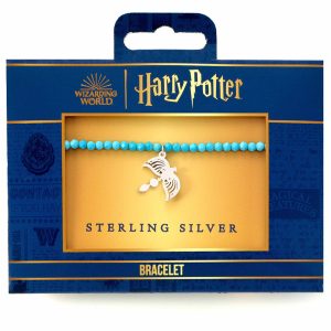 harry potter stone bracelet with sterling silver charm diadem