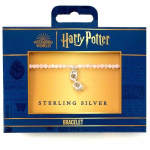 harry potter stone bracelet with sterling silver charm luna glas