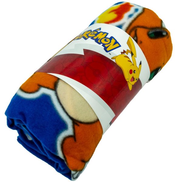 pokemon awesome team fleece blanket