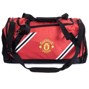 manchester united fc core stripe holdall