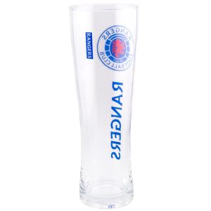 rangers fc tall beer glass