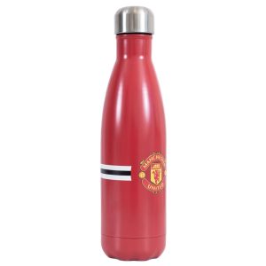 manchester united fc core stripe thermal flask