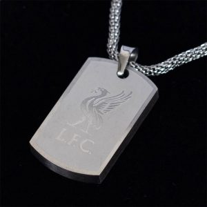 liverpool fc icon dog tag & chain