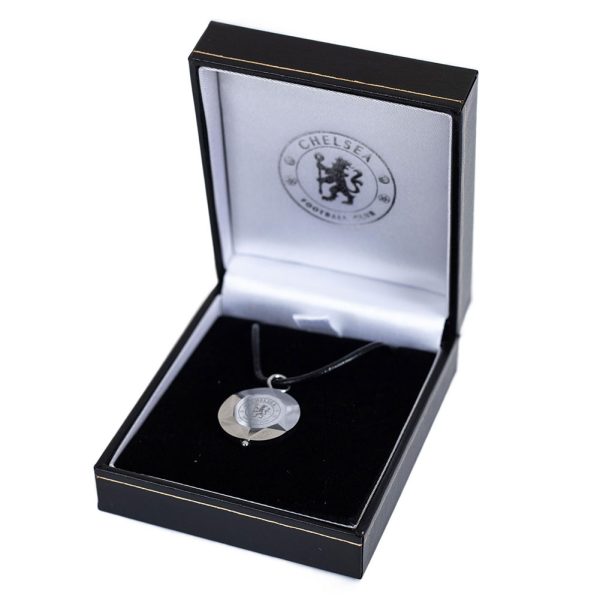 chelsea fc tungsten pendant & cord