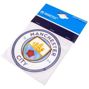 manchester city fc crest car sticker