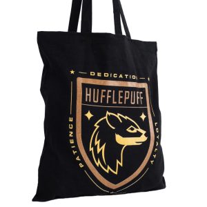 harry potter hufflepuff canvas tote bag