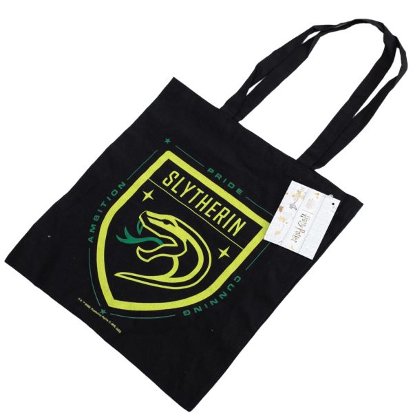 harry potter slytherin canvas tote bag