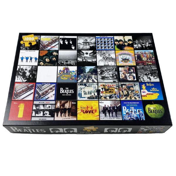 the beatles album collage 1000pc puzzle