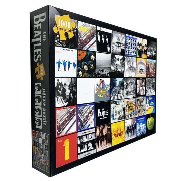 the beatles album collage 1000pc puzzle