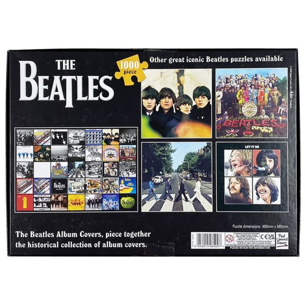 the beatles album collage 1000pc puzzle