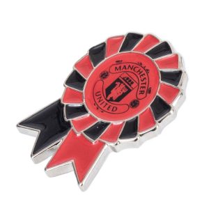 manchester united fc rosette badge