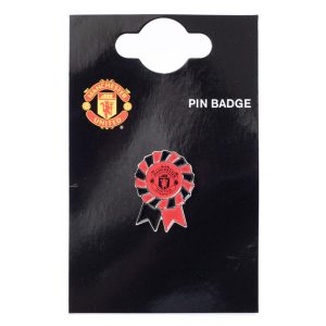 manchester united fc rosette badge