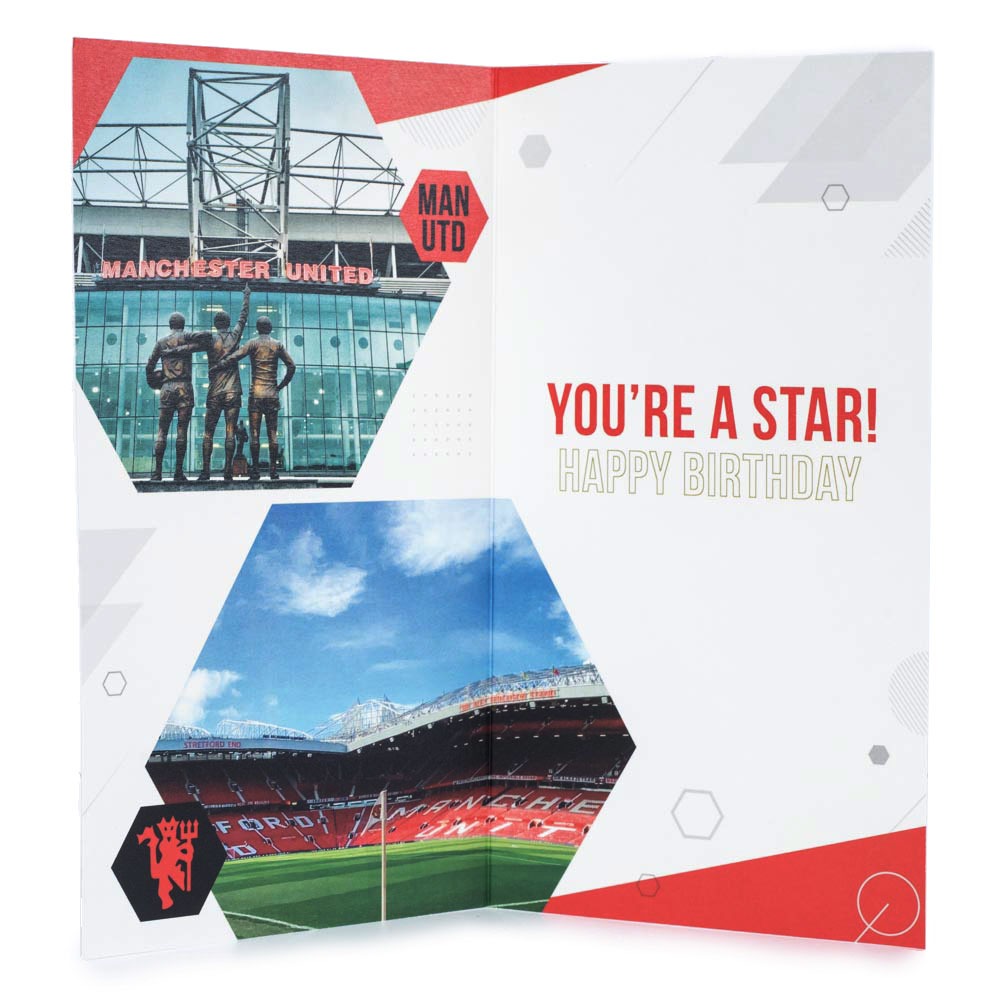manchester united fc super son birthday card manchester united fc super son birthday card