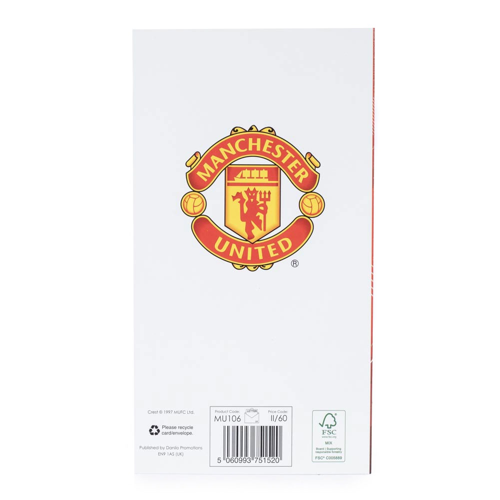 manchester united fc super son birthday card manchester united fc super son birthday card